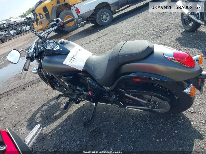 2024 Kawasaki Vn900 F VIN: JKAVN2F15RA002167 Lot: 42281856