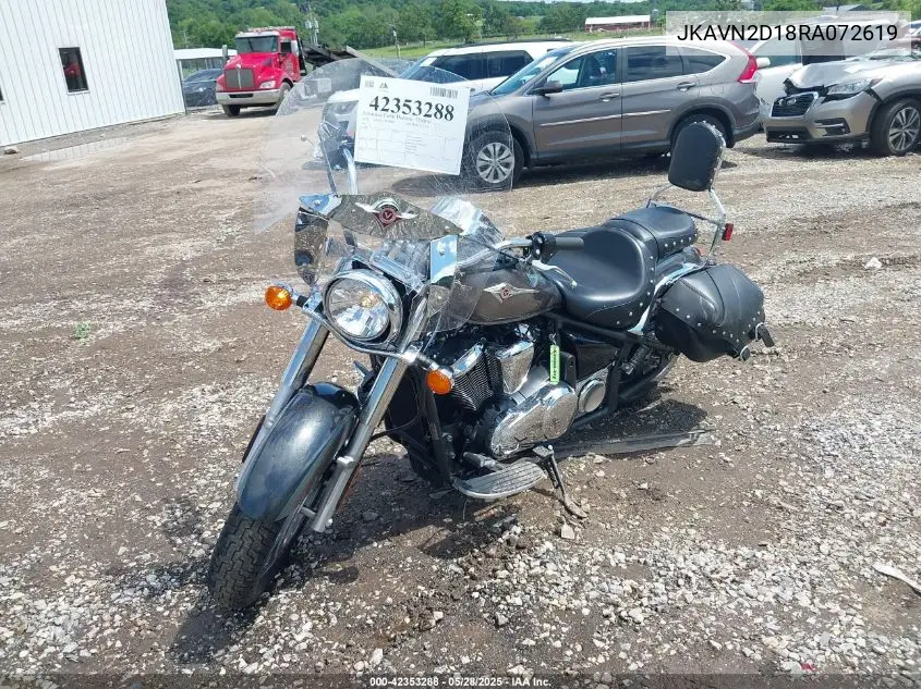 2024 Kawasaki Vn900 D VIN: JKAVN2D18RA072619 Lot: 42353288