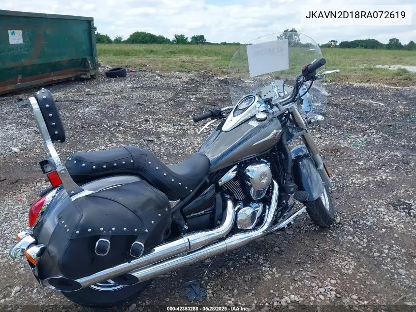 2024 Kawasaki Vn900 D VIN: JKAVN2D18RA072619 Lot: 42353288