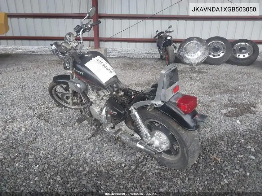 1986 Kawasaki Vn750 VIN: JKAVNDA1XGB503050 Lot: 42594699