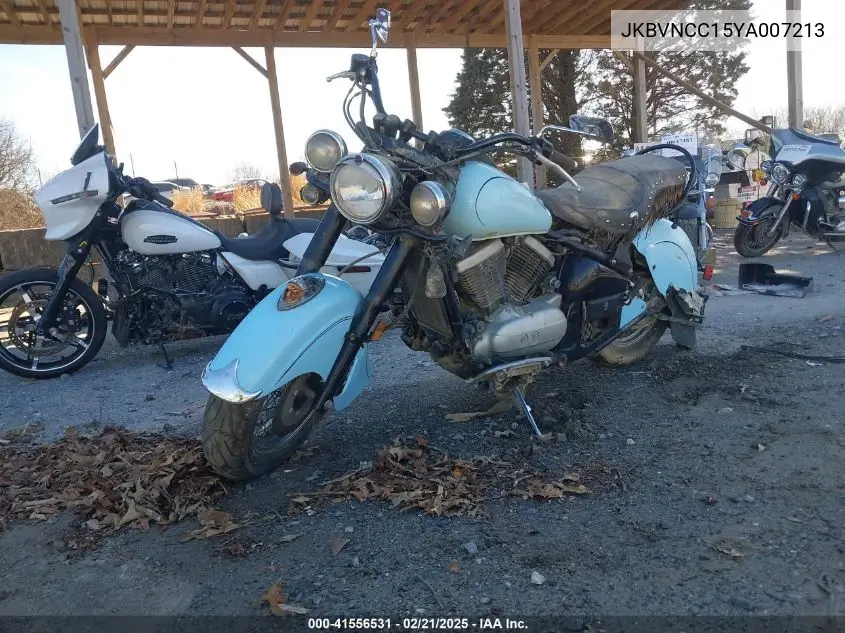 2000 Kawasaki Vn800 C VIN: JKBVNCC15YA007213 Lot: 41556531