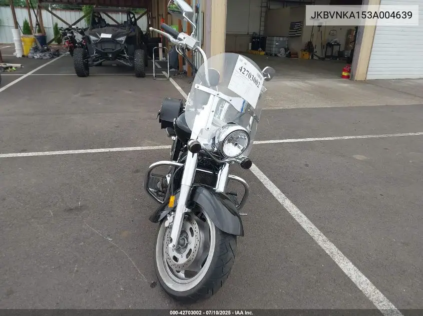 2003 Kawasaki Vn1600 A1 VIN: JKBVNKA153A004639 Lot: 42703002