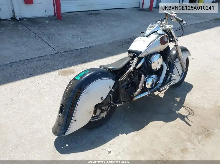2005 Kawasaki Vn800 E VIN: JKBVNCE125A010241 Lot: 42277789