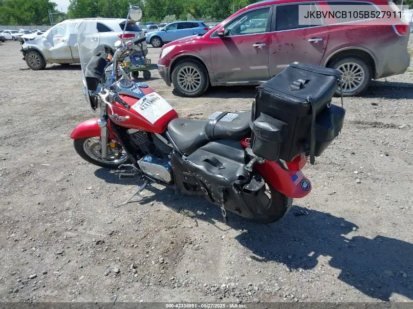 2005 Kawasaki Vn800 B VIN: JKBVNCB105B527911 Lot: 42338891