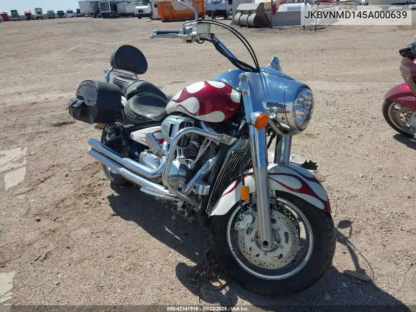 2005 Kawasaki Vn2000 D1 VIN: JKBVNMD145A000639 Lot: 42341916