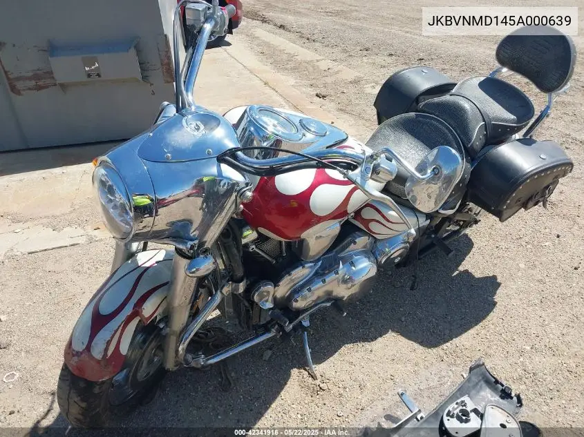 2005 Kawasaki Vn2000 D1 VIN: JKBVNMD145A000639 Lot: 42341916