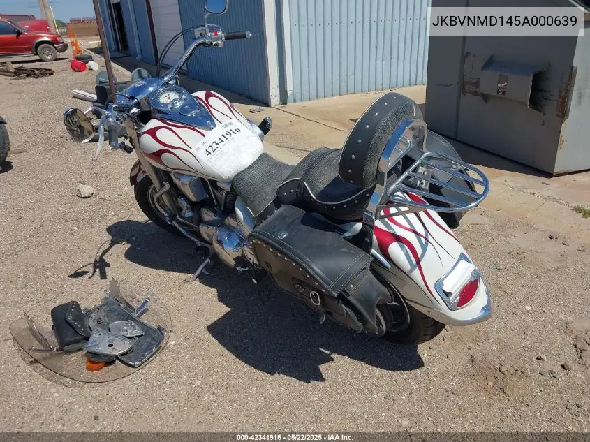 2005 Kawasaki Vn2000 D1 VIN: JKBVNMD145A000639 Lot: 42341916