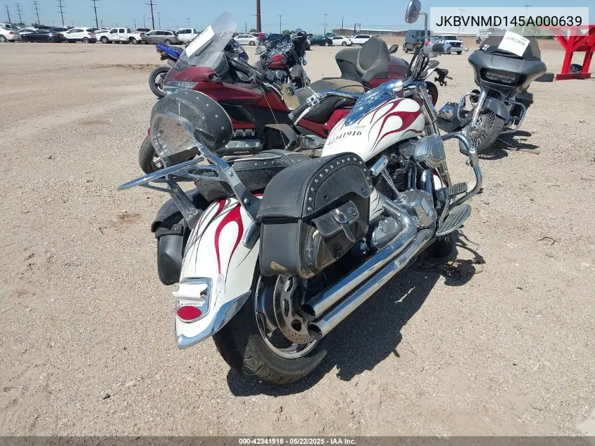 2005 Kawasaki Vn2000 D1 VIN: JKBVNMD145A000639 Lot: 42341916