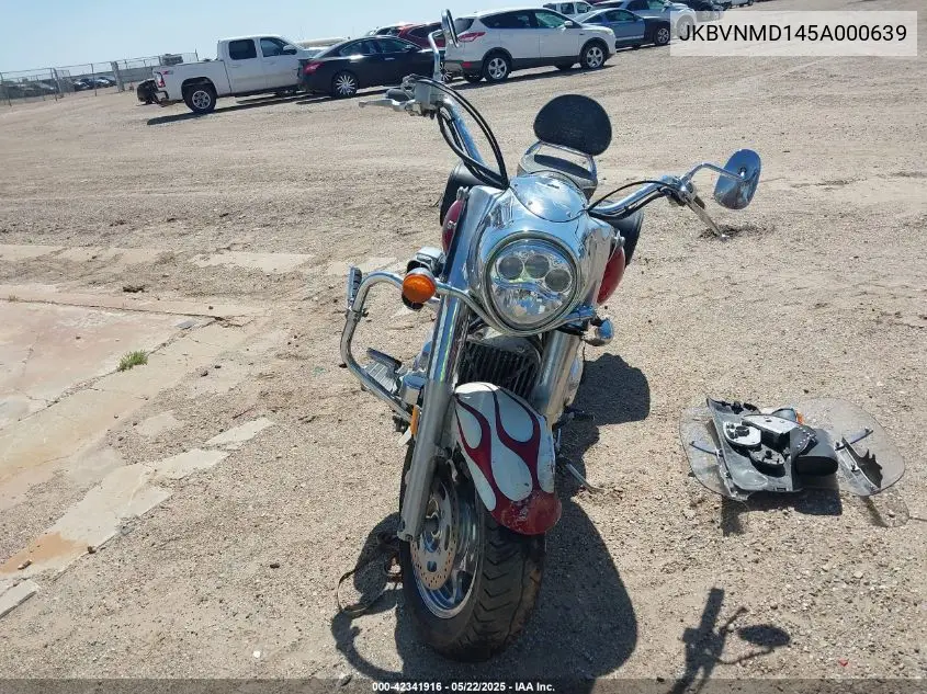 2005 Kawasaki Vn2000 D1 VIN: JKBVNMD145A000639 Lot: 42341916