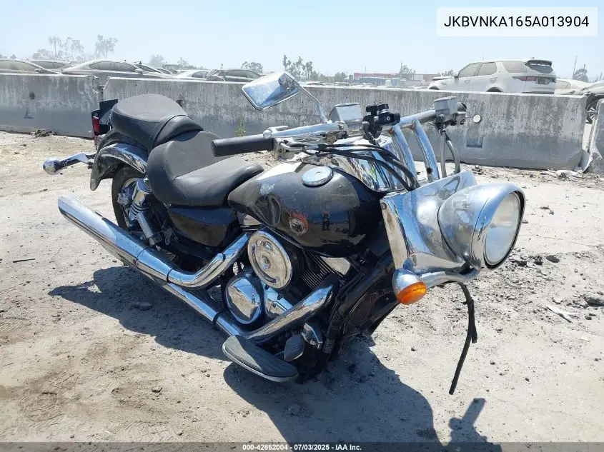 2005 Kawasaki Vn1600 A1 VIN: JKBVNKA165A013904 Lot: 42662004