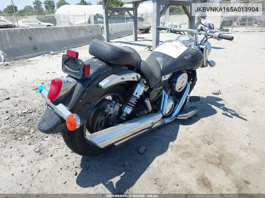 2005 Kawasaki Vn1600 A1 VIN: JKBVNKA165A013904 Lot: 42662004