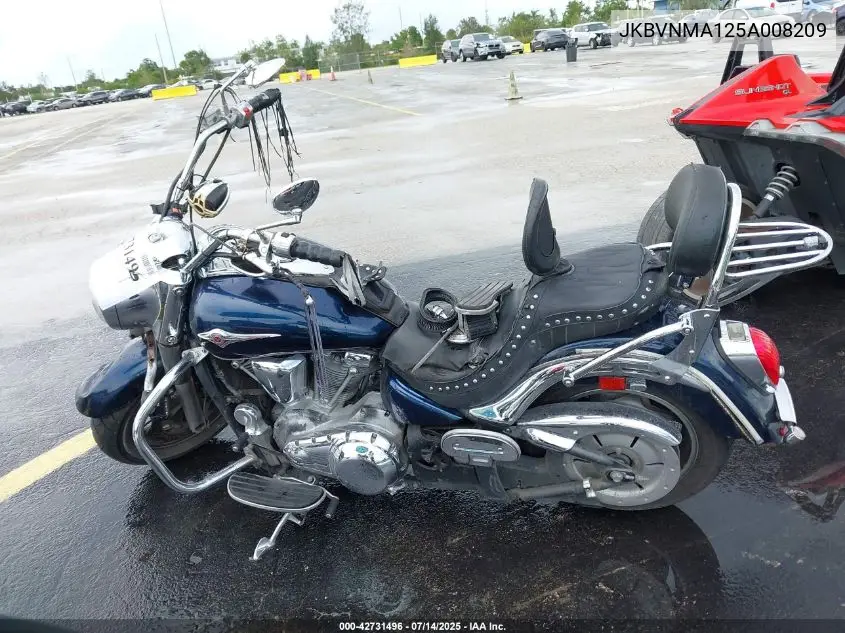 2005 Kawasaki Vn2000 A2 VIN: JKBVNMA125A008209 Lot: 42731496