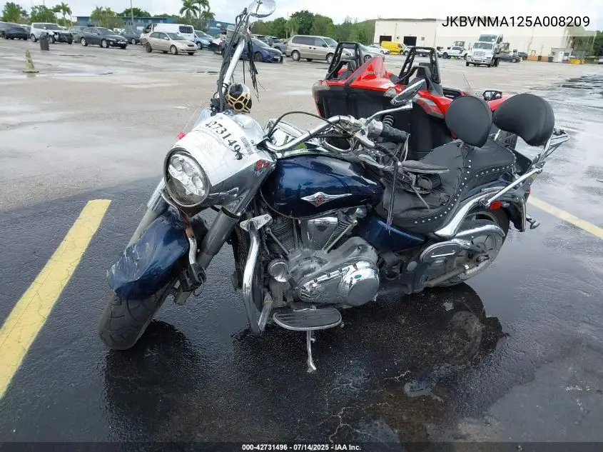 2005 Kawasaki Vn2000 A2 VIN: JKBVNMA125A008209 Lot: 42731496