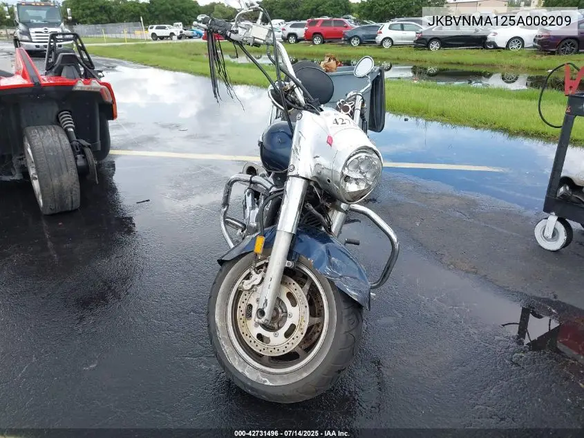 2005 Kawasaki Vn2000 A2 VIN: JKBVNMA125A008209 Lot: 42731496