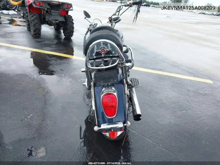 2005 Kawasaki Vn2000 A2 VIN: JKBVNMA125A008209 Lot: 42731496