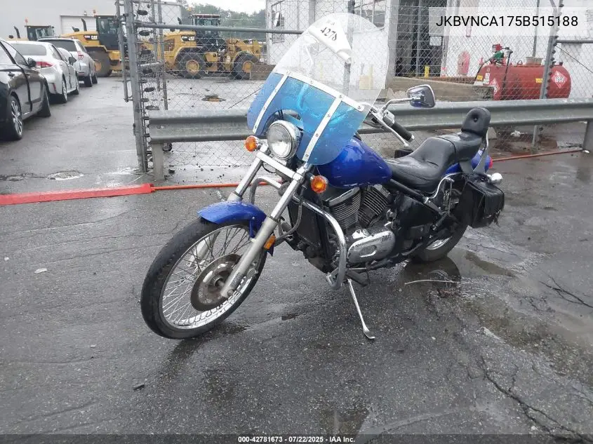 2005 Kawasaki Vn800 VIN: JKBVNCA175B515188 Lot: 42781673