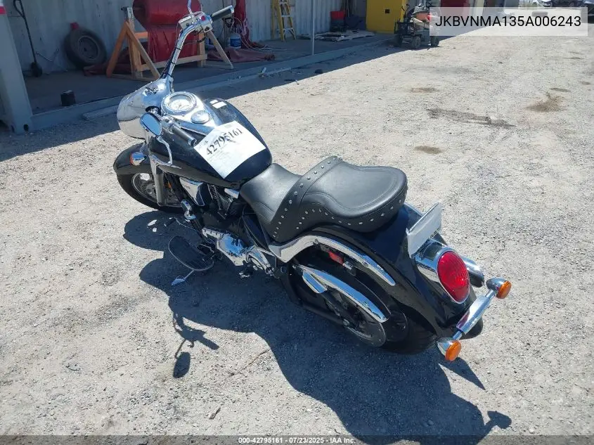 2005 Kawasaki Vn2000 A2 VIN: JKBVNMA135A006243 Lot: 42795161