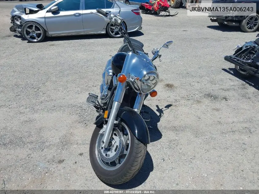 2005 Kawasaki Vn2000 A2 VIN: JKBVNMA135A006243 Lot: 42795161