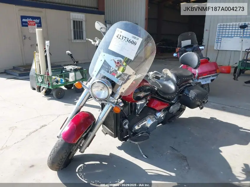 2007 Kawasaki Vn2000 F VIN: JKBVNMF187A004273 Lot: 42373600