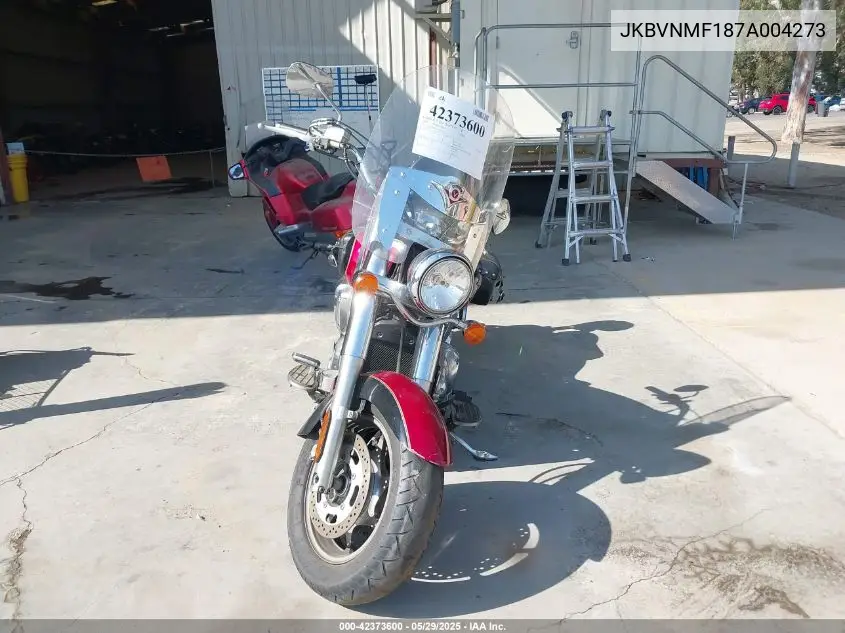2007 Kawasaki Vn2000 F VIN: JKBVNMF187A004273 Lot: 42373600