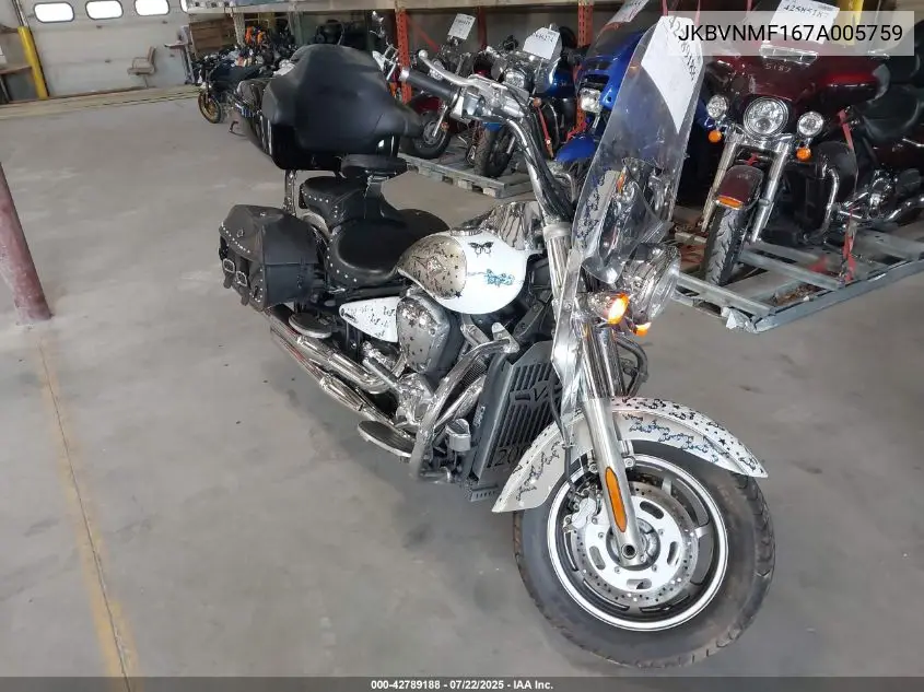 2007 Kawasaki Vn2000 F VIN: JKBVNMF167A005759 Lot: 42789188