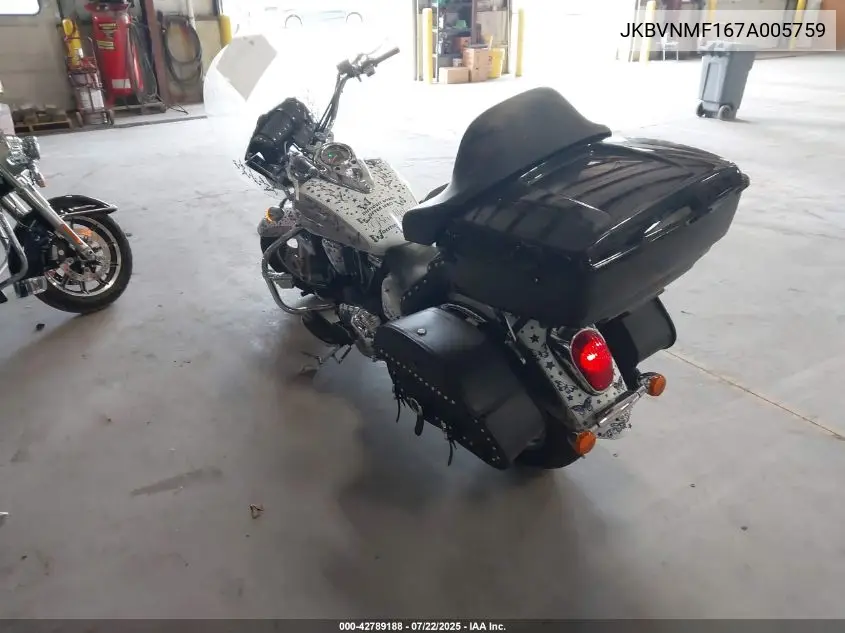 2007 Kawasaki Vn2000 F VIN: JKBVNMF167A005759 Lot: 42789188