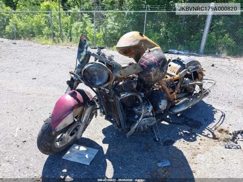 2009 Kawasaki Vn1700 C VIN: JKBVNRC179A000820 Lot: 42180522