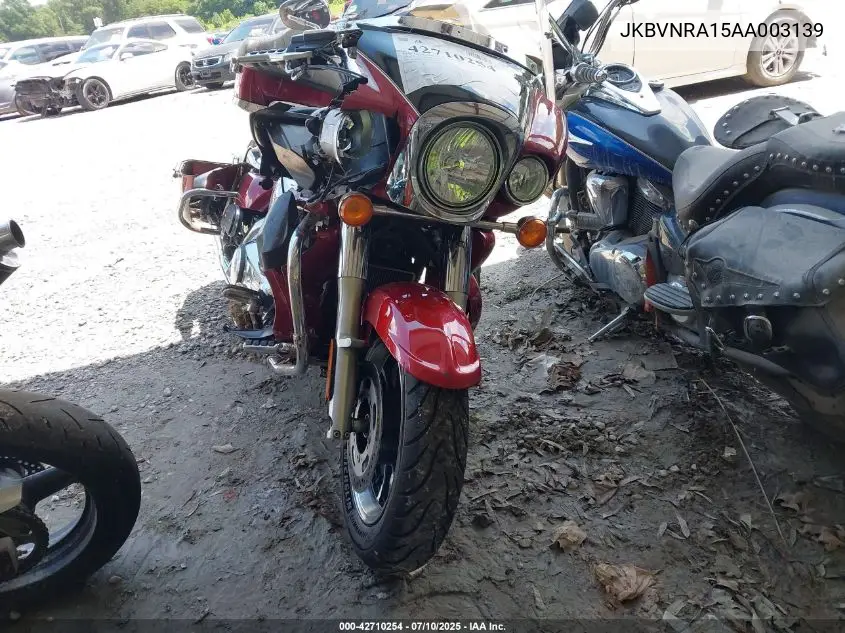 2010 Kawasaki Vn1700 A VIN: JKBVNRA15AA003139 Lot: 42710254