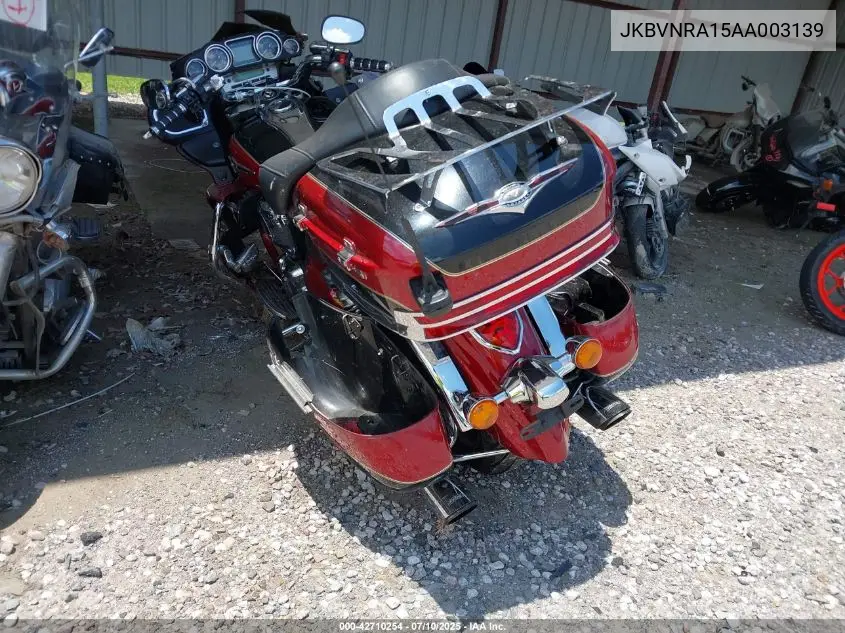 2010 Kawasaki Vn1700 A VIN: JKBVNRA15AA003139 Lot: 42710254