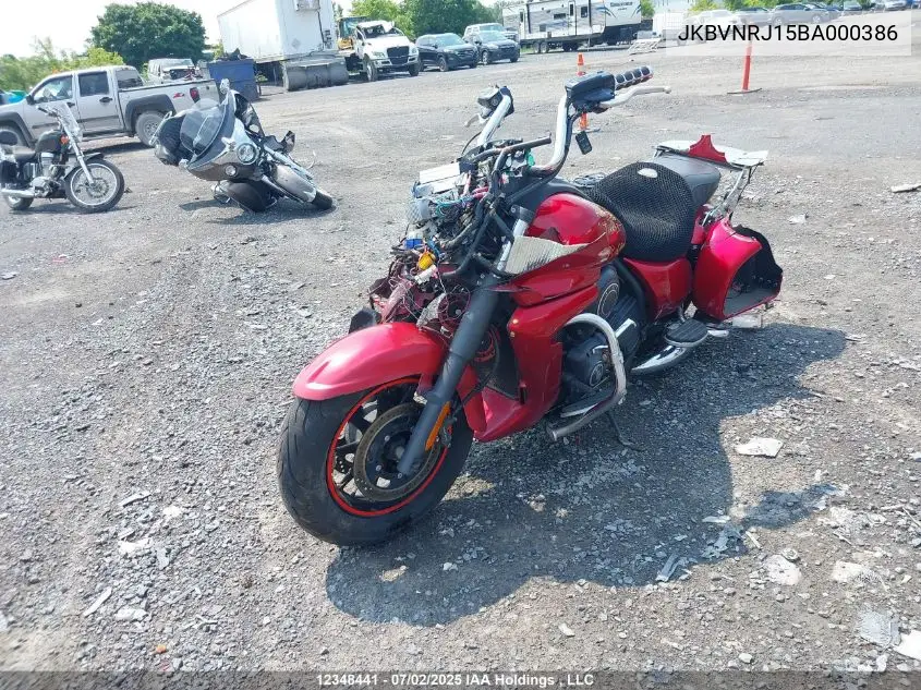 2011 Kawasaki Vn1700 J VIN: JKBVNRJ15BA000386 Lot: 12348441