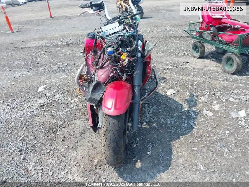 2011 Kawasaki Vn1700 J VIN: JKBVNRJ15BA000386 Lot: 12348441