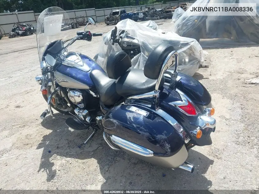 2011 Kawasaki Vn1700 C VIN: JKBVNRC11BA008336 Lot: 42628932