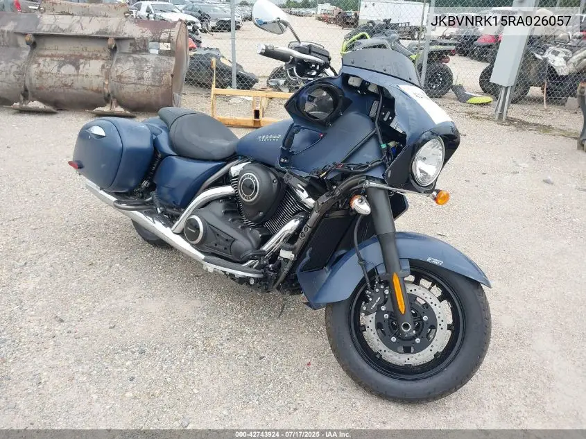 2024 Kawasaki Vn1700 K VIN: JKBVNRK15RA026057 Lot: 42743924