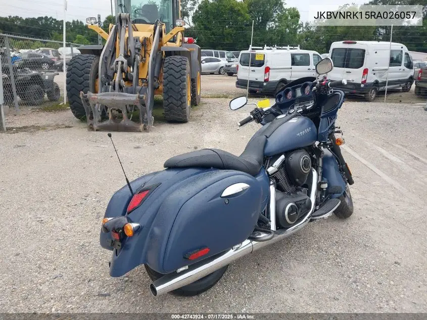 2024 Kawasaki Vn1700 K VIN: JKBVNRK15RA026057 Lot: 42743924