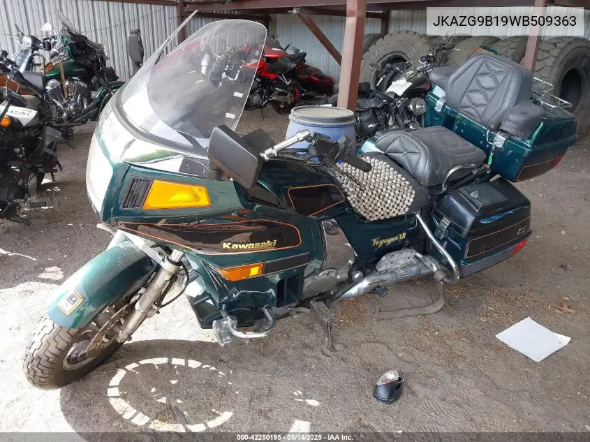 1998 Kawasaki Zg1200 B VIN: JKAZG9B19WB509363 Lot: 42250195