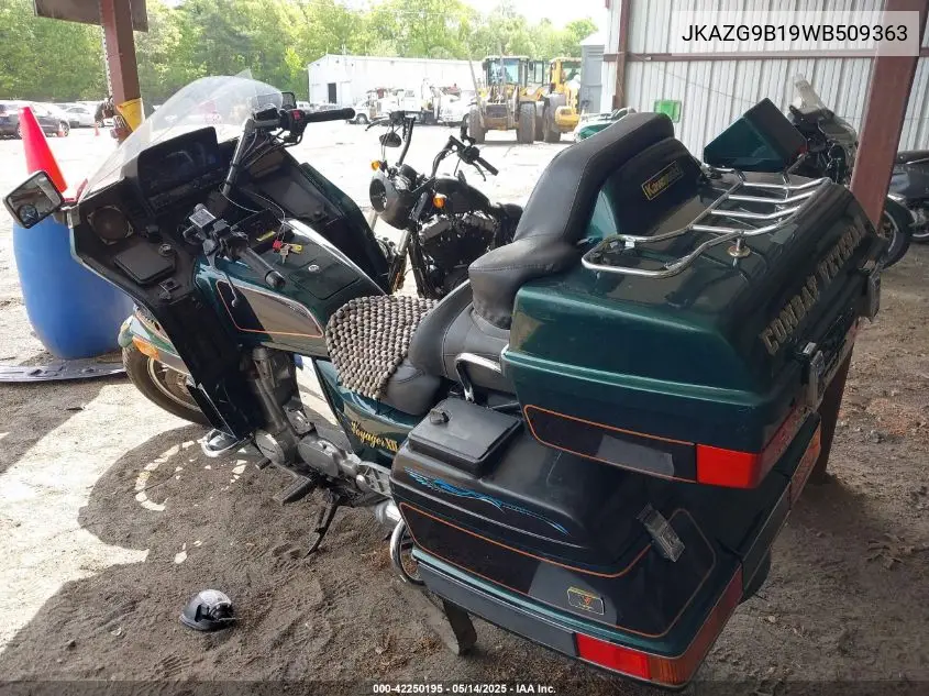 1998 Kawasaki Zg1200 B VIN: JKAZG9B19WB509363 Lot: 42250195