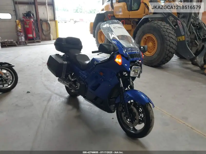 2001 Kawasaki Zg1000 VIN: JKAZGCA121B516579 Lot: 42766655
