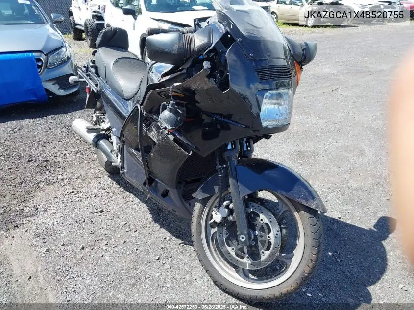 2004 Kawasaki Zg1000 VIN: JKAZGCA1X4B520755 Lot: 42572253