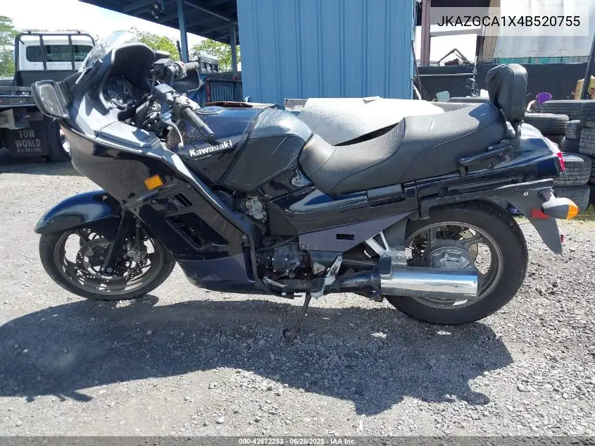 2004 Kawasaki Zg1000 VIN: JKAZGCA1X4B520755 Lot: 42572253