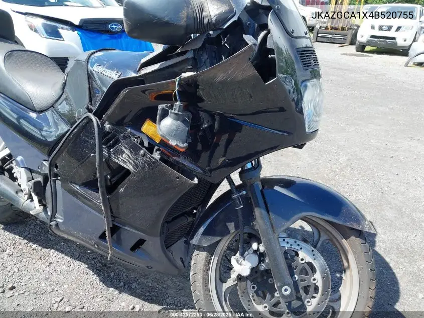 2004 Kawasaki Zg1000 VIN: JKAZGCA1X4B520755 Lot: 42572253