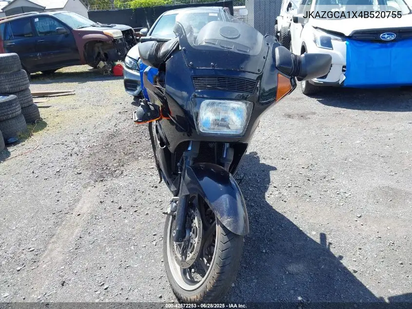 2004 Kawasaki Zg1000 VIN: JKAZGCA1X4B520755 Lot: 42572253