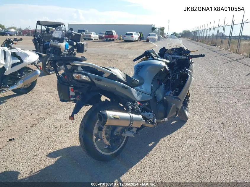 2008 Kawasaki Zg1400 A VIN: JKBZGNA1X8A010554 Lot: 41030919