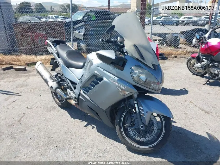 2008 Kawasaki Zg1400 B VIN: JKBZGNB158A006197 Lot: 42135968