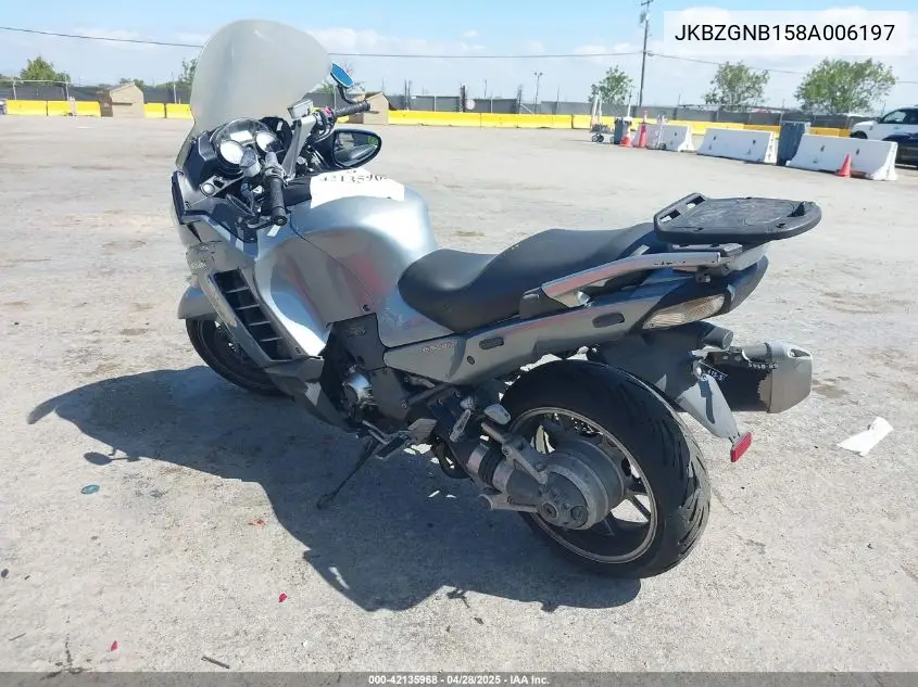 2008 Kawasaki Zg1400 B VIN: JKBZGNB158A006197 Lot: 42135968