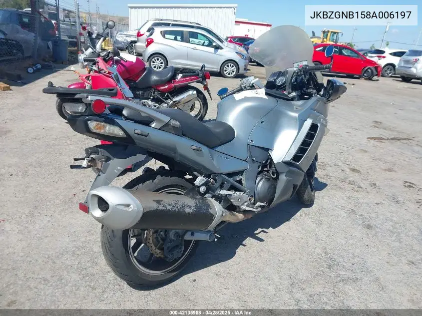 2008 Kawasaki Zg1400 B VIN: JKBZGNB158A006197 Lot: 42135968