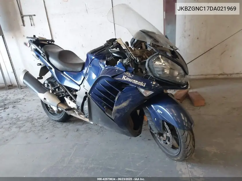 2013 Kawasaki Zg1400 C VIN: JKBZGNC17DA021969 Lot: 42570634