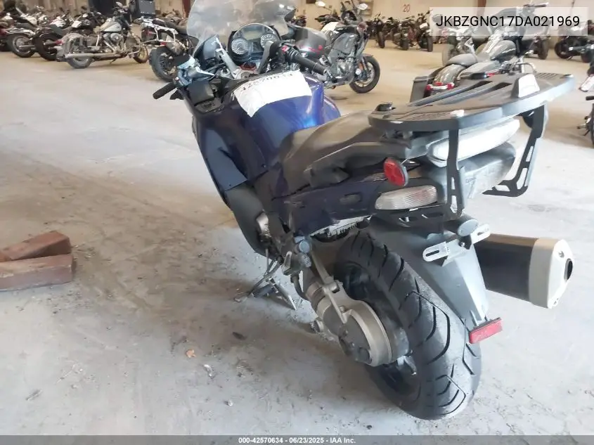 2013 Kawasaki Zg1400 C VIN: JKBZGNC17DA021969 Lot: 42570634