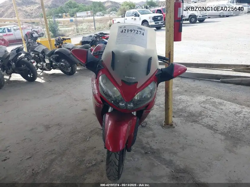 2014 Kawasaki Zg1400 C VIN: JKBZGNC10EA025640 Lot: 42197274
