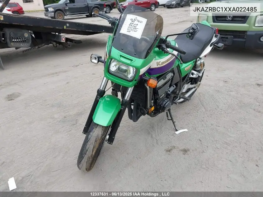 1999 Kawasaki Zr1100 C VIN: JKAZRBC1XXA022485 Lot: 12337631