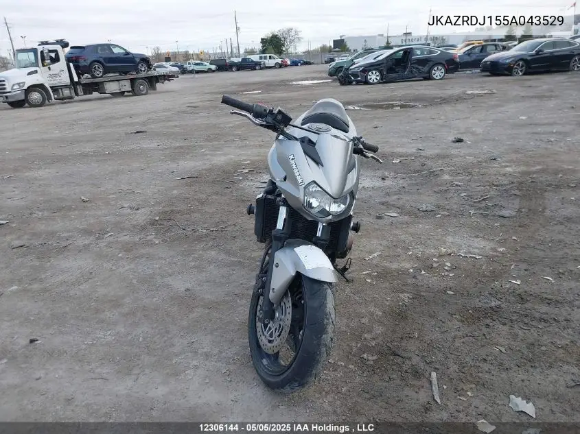 2005 Kawasaki Zr750 G VIN: JKAZRDJ155A043529 Lot: 12306144